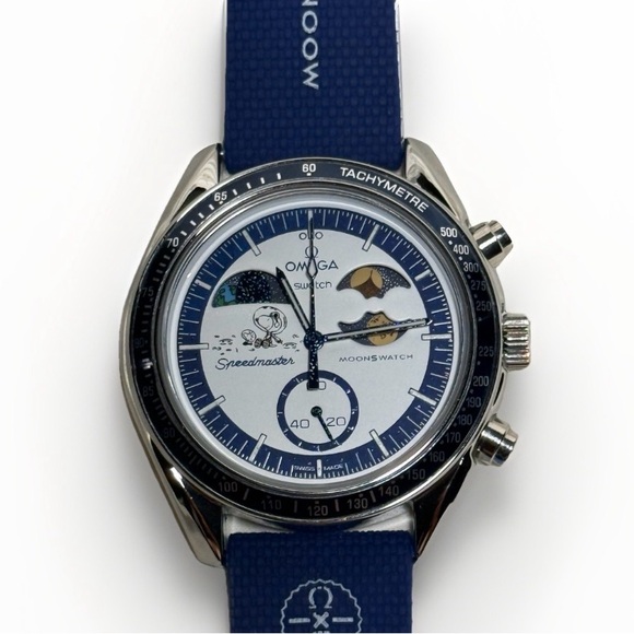 Modded Stainless Steel Moonswatch Mission to Earthphase - Moonshine Gold - Picture 6 of 7